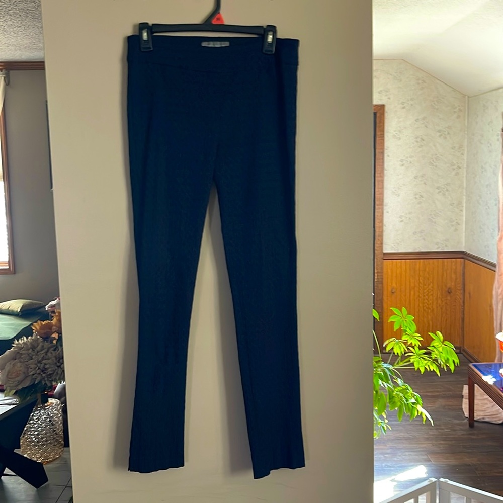 Navy capri pants Sz L Erica Taylor